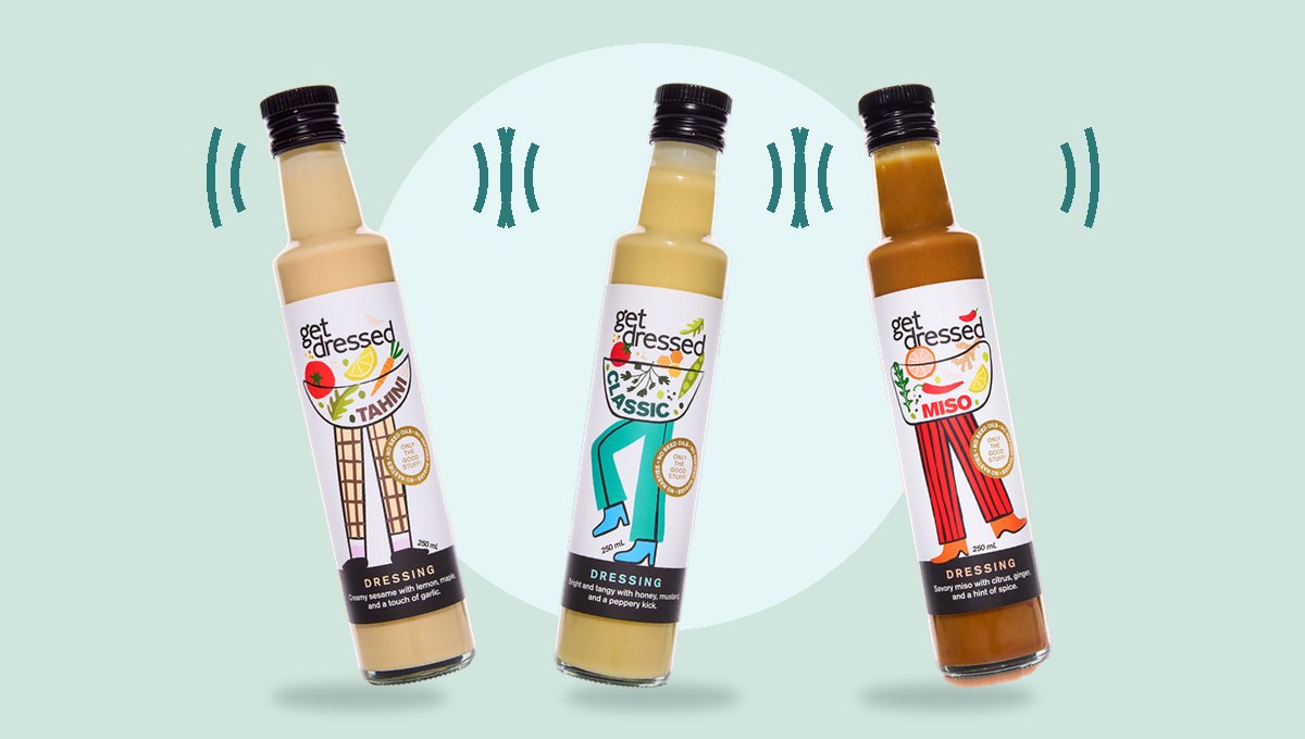 Get Dressed Tahini, Classic and Miso seed oil free salad dressings