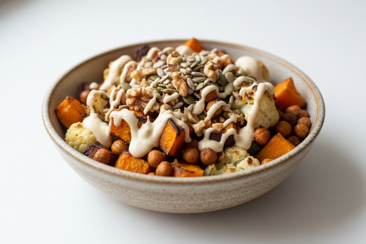 Tahini Tossed Veggies