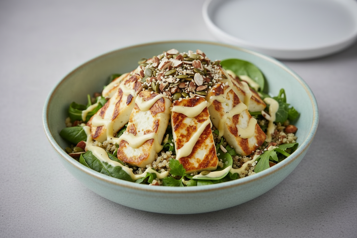 Hot Halloumi Bowl