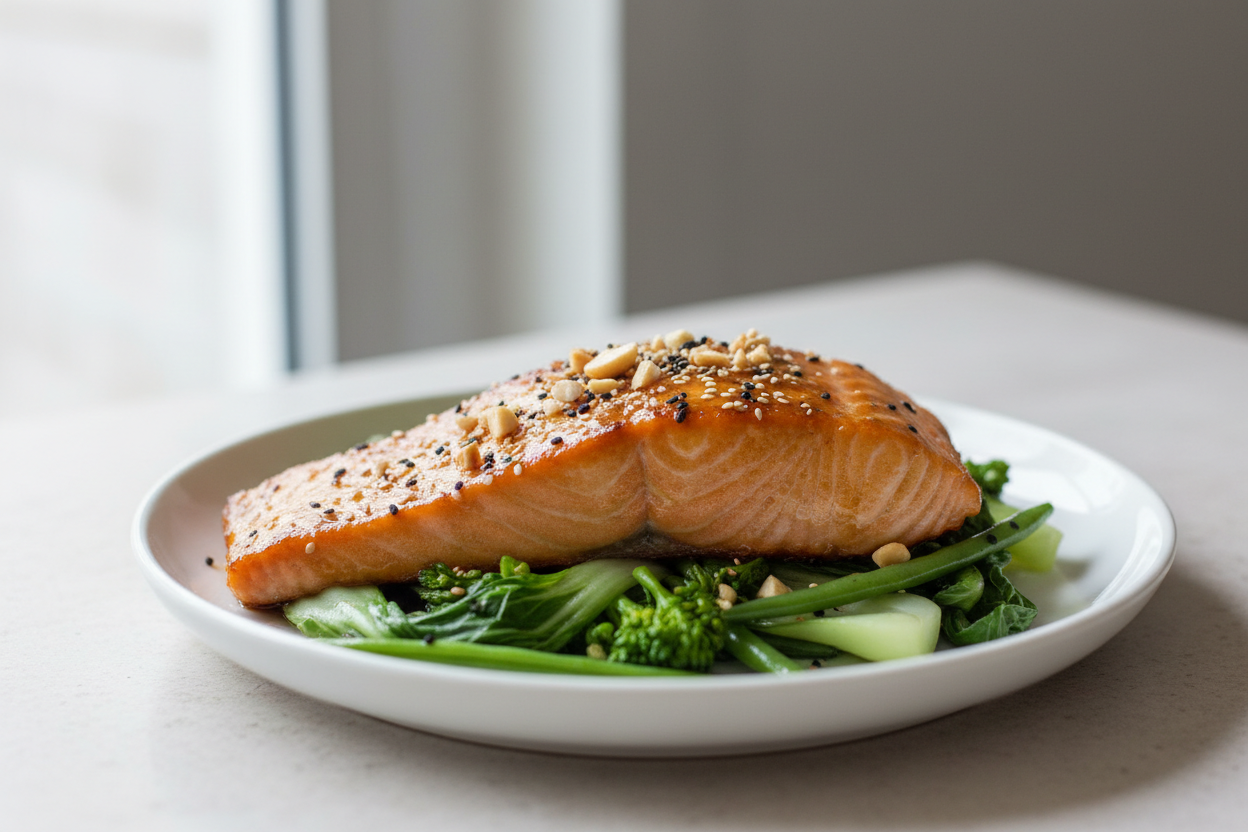 Umami Miso Glazed Salmon