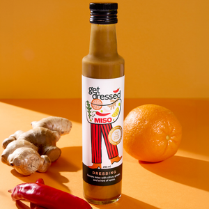 Miso salad dressing by Get Dressed Kitchen — walnut oil,
umami rich, made in Australia